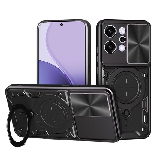Калъф за Oppo Reno14 Pro, Techsuit, CamGuard Pro, Черен