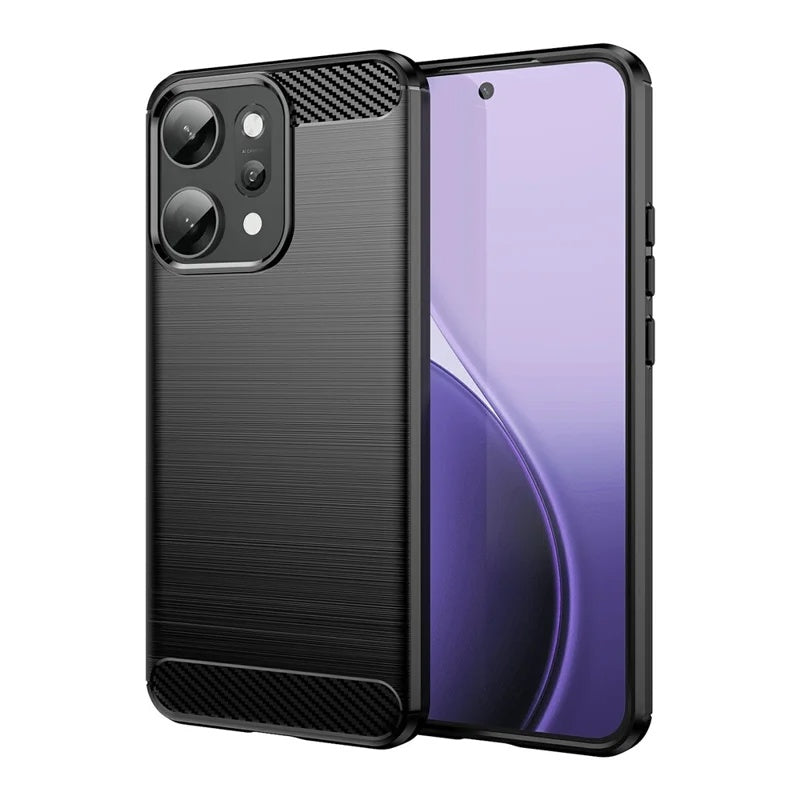 Калъф за Oppo Reno14 Pro, Techsuit, Карбон, Черен