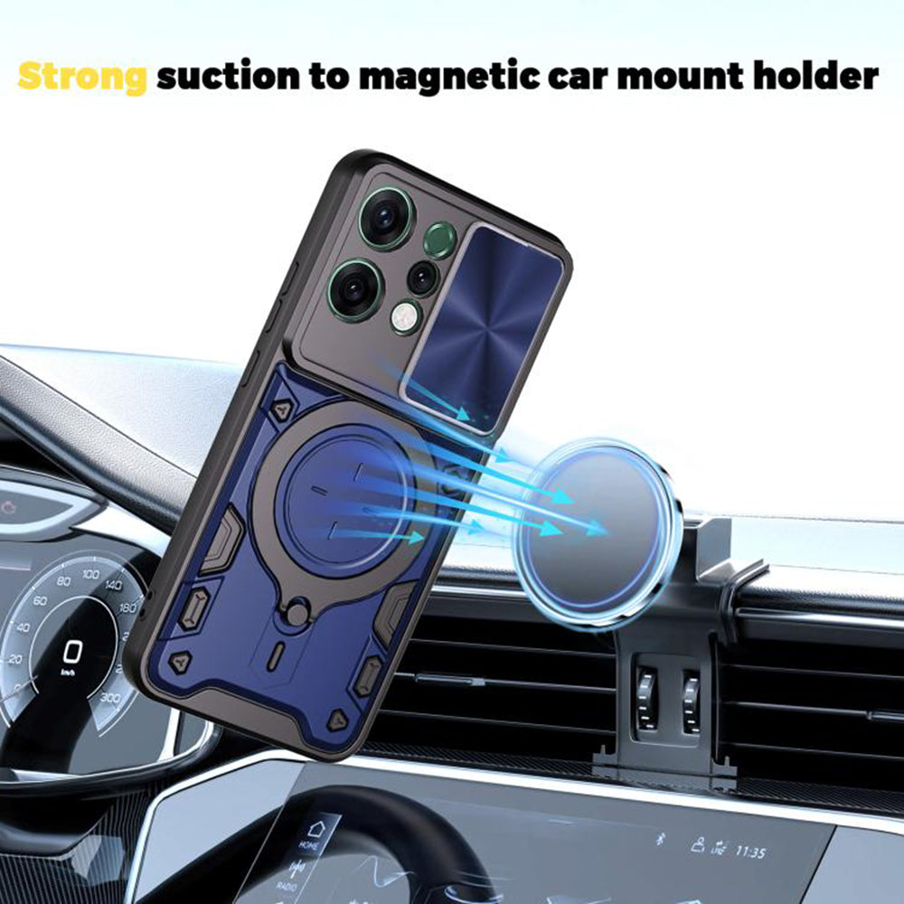 Калъф за Oppo Reno14, Techsuit, CamGuard Pro, Син