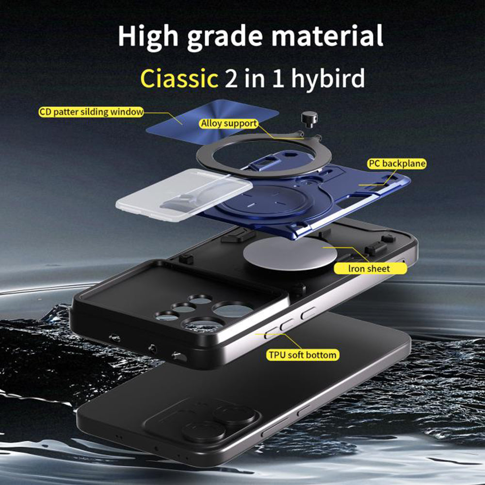 Калъф за Oppo Reno14, Techsuit, CamGuard Pro, Лилав