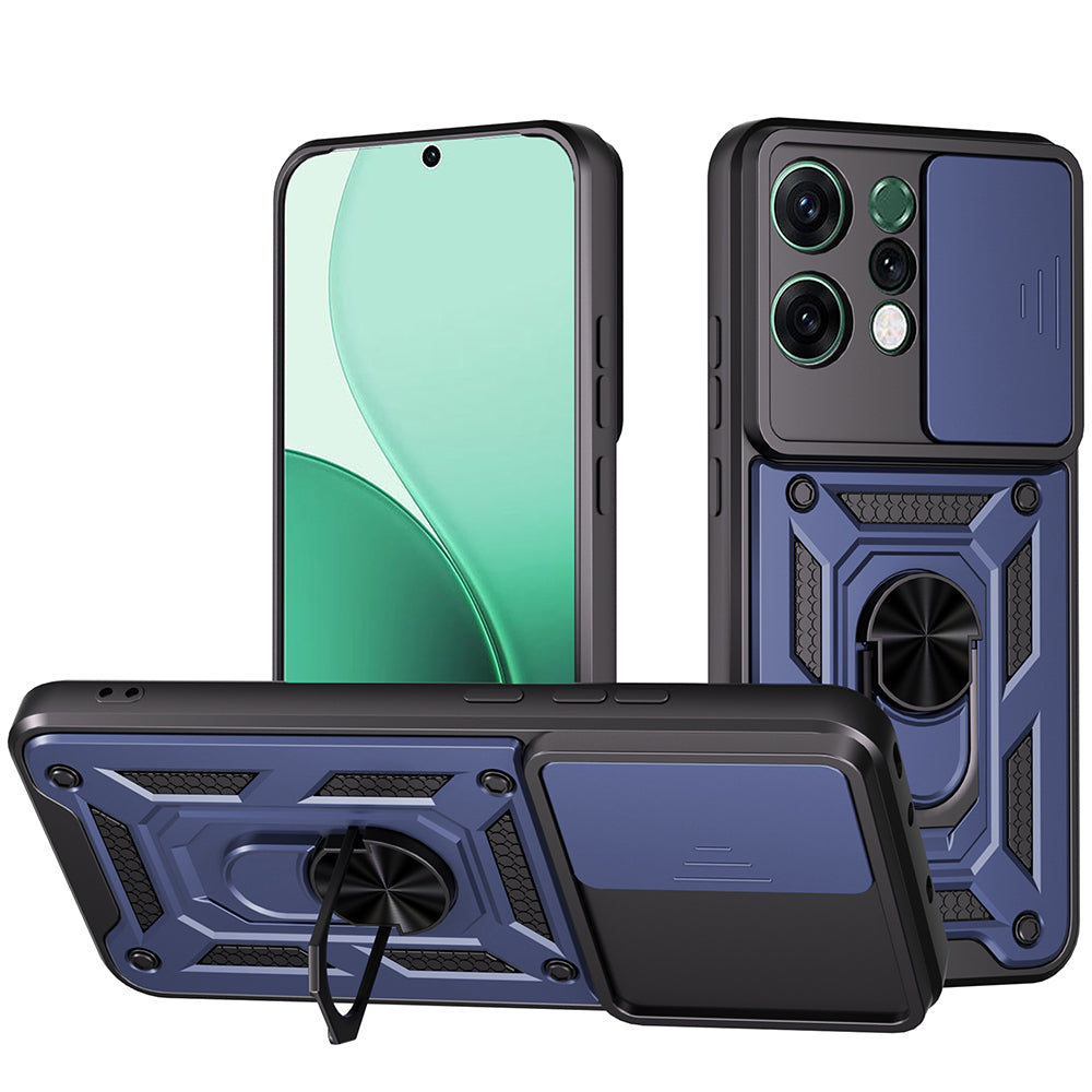 Калъф за Oppo Reno14, Techsuit, CamShield, Син