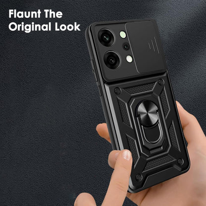 Калъф за Oppo Reno14, Techsuit, CamShield, Син