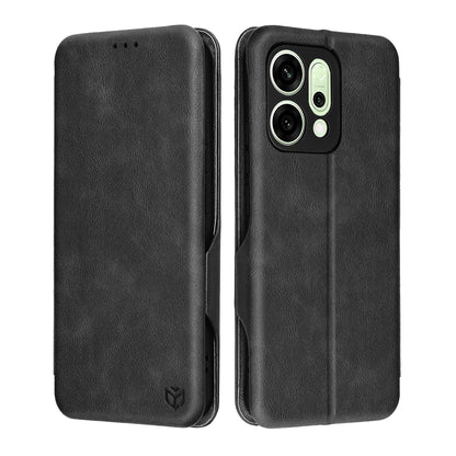 Калъф за Oppo Reno14, Techsuit, Safe Wallet Plus, Черен