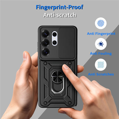 Калъф за Oppo Reno15 FS / Reno15 F, Techsuit, CamShield, Черен