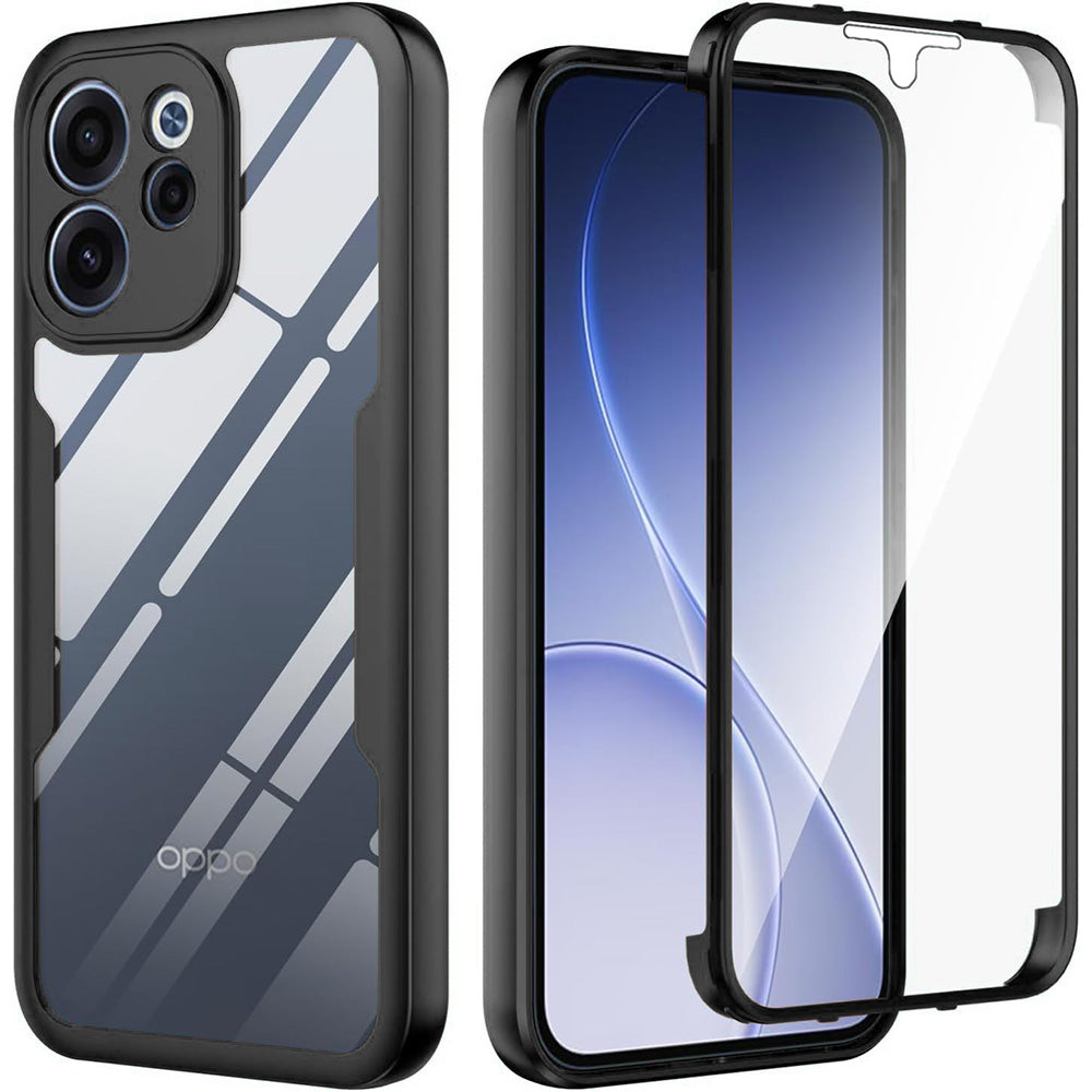 Калъф за Oppo Reno15 FS / Reno15 F, Techsuit, ColorVerse 360, Черен