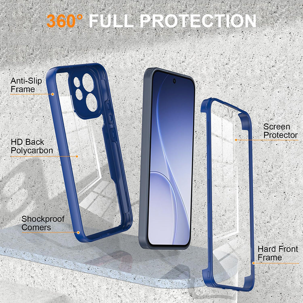 Калъф за Oppo Reno15 FS / Reno15 F, Techsuit, ColorVerse 360, Черен