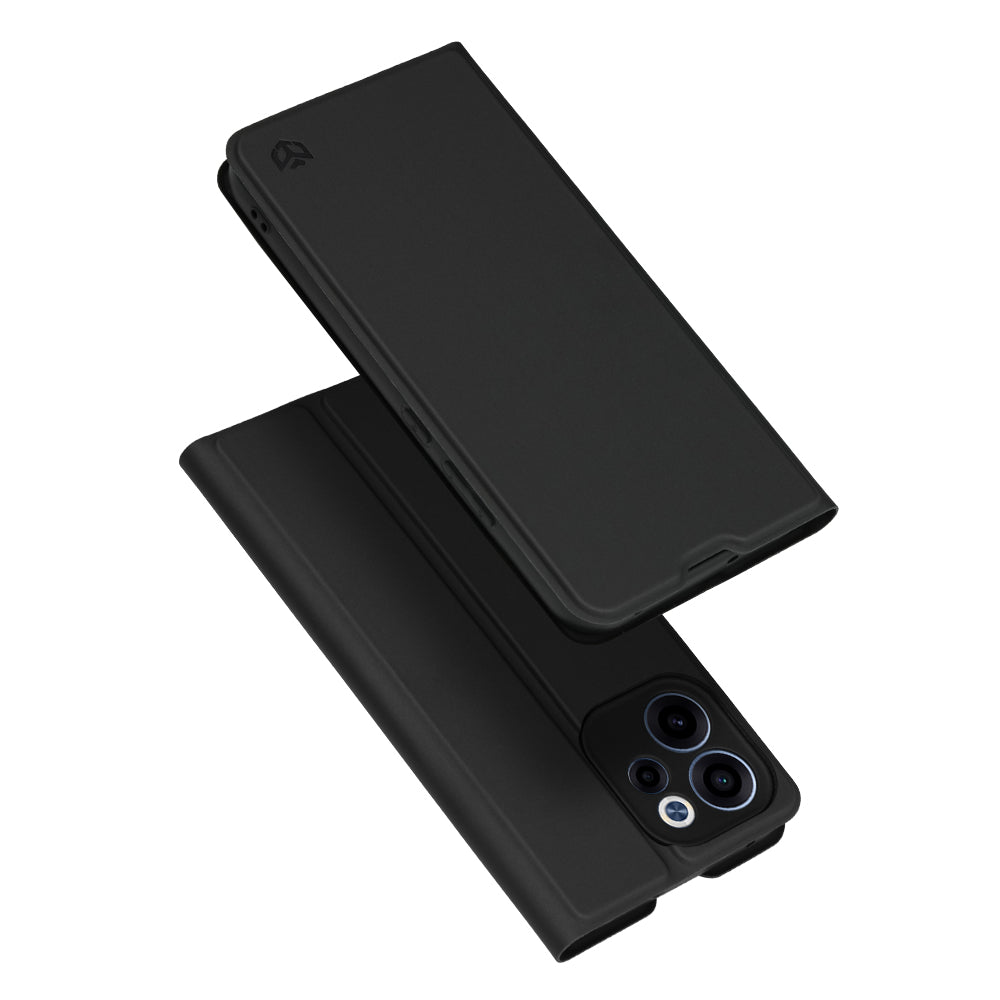 Калъф за Oppo Reno15 FS / Reno15 F, Techsuit, Magskin Book, Черен