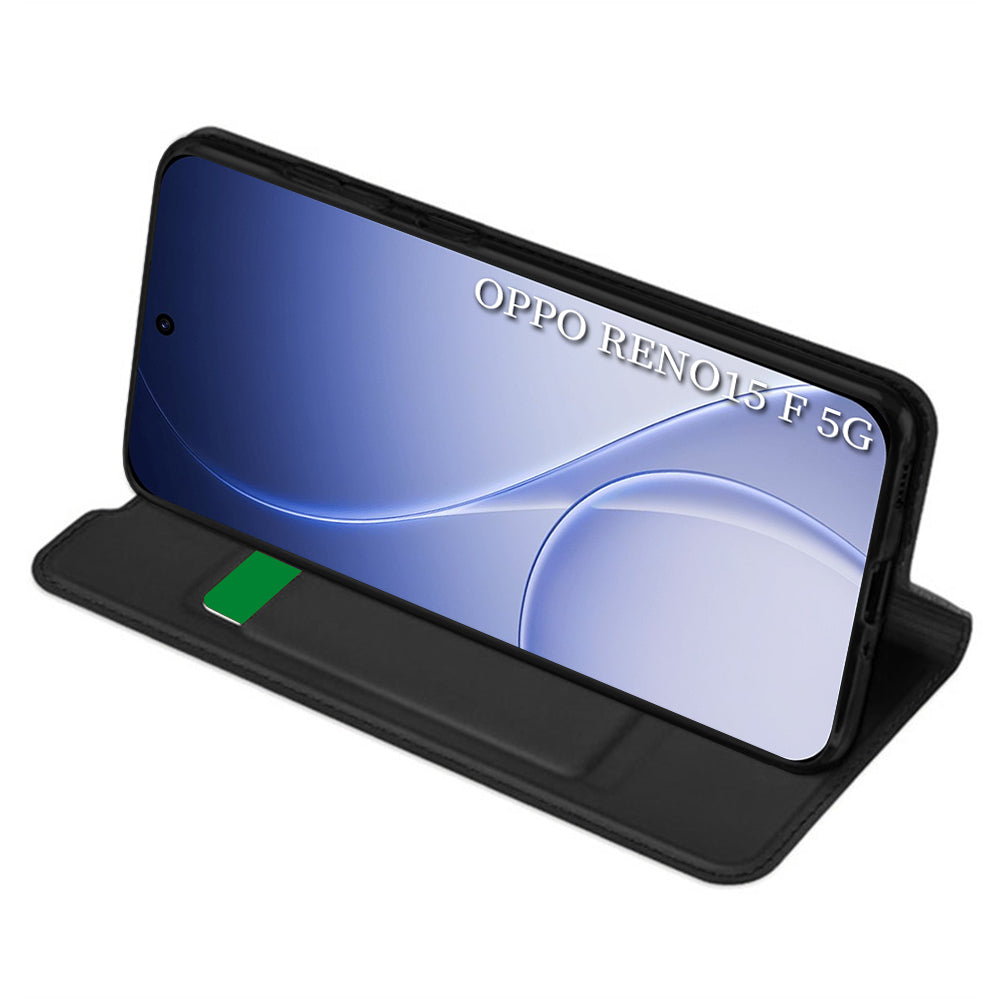 Калъф за Oppo Reno15 FS / Reno15 F, Techsuit, Magskin Book, Черен