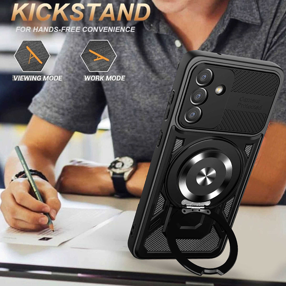 Калъф за Oppo Reno15 FS / Reno15 F, Techsuit, RuggedCam, Син