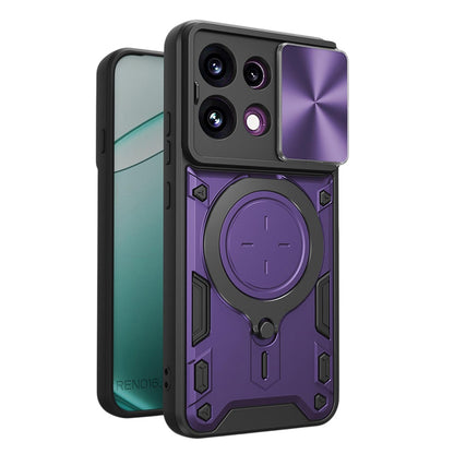 Калъф за Oppo Reno16 F / Reno16 FS, Techsuit, CamGuard Pro, Лилав