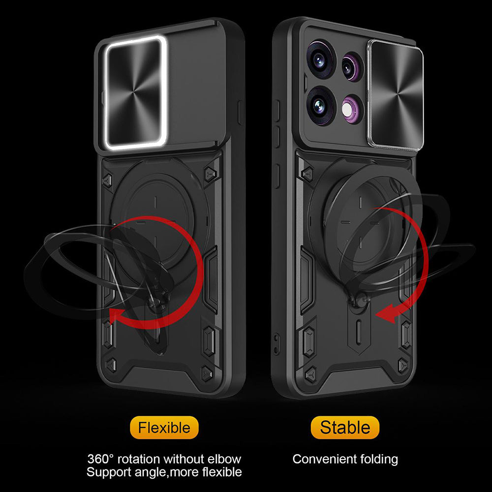 Калъф за Oppo Reno16 F / Reno16 FS, Techsuit, CamGuard Pro, Лилав