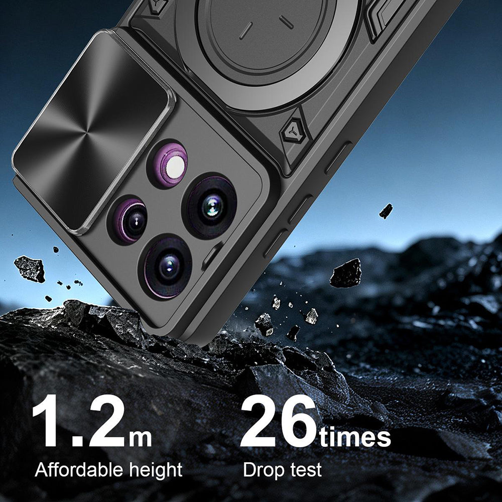 Калъф за Oppo Reno16 F / Reno16 FS, Techsuit, CamGuard Pro, Лилав