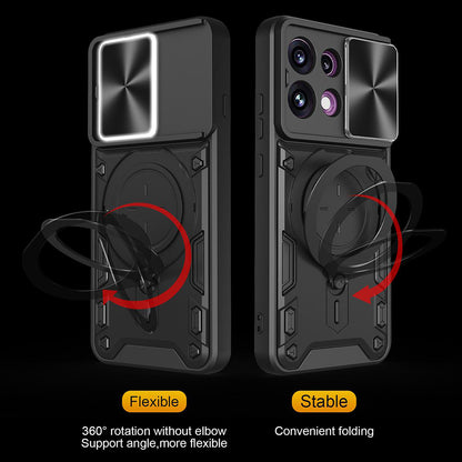 Калъф за Oppo Reno16 F / Reno16 FS, Techsuit, CamGuard Pro, Черен