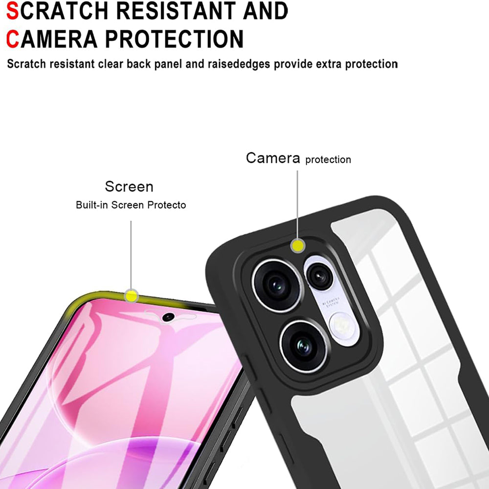 Калъф за Oppo Reno16 F / Reno16 FS, Techsuit, ColorVerse 360, Син