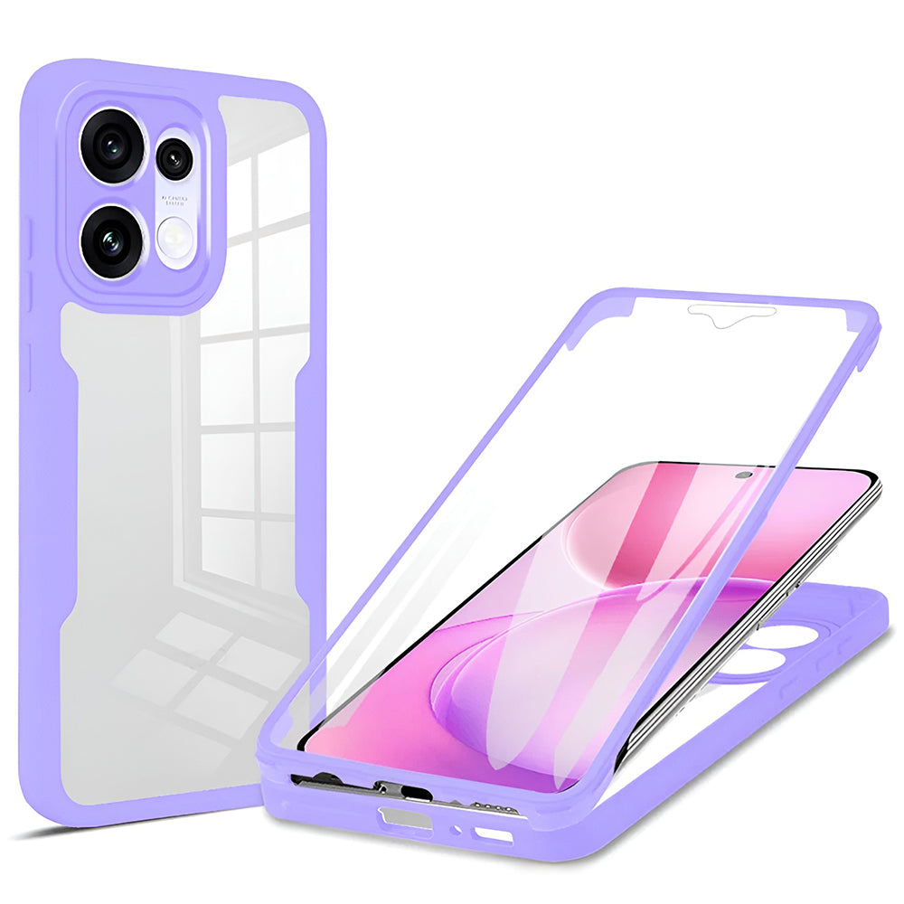 Калъф за Oppo Reno16 F / Reno16 FS, Techsuit, ColorVerse 360, Лилав
