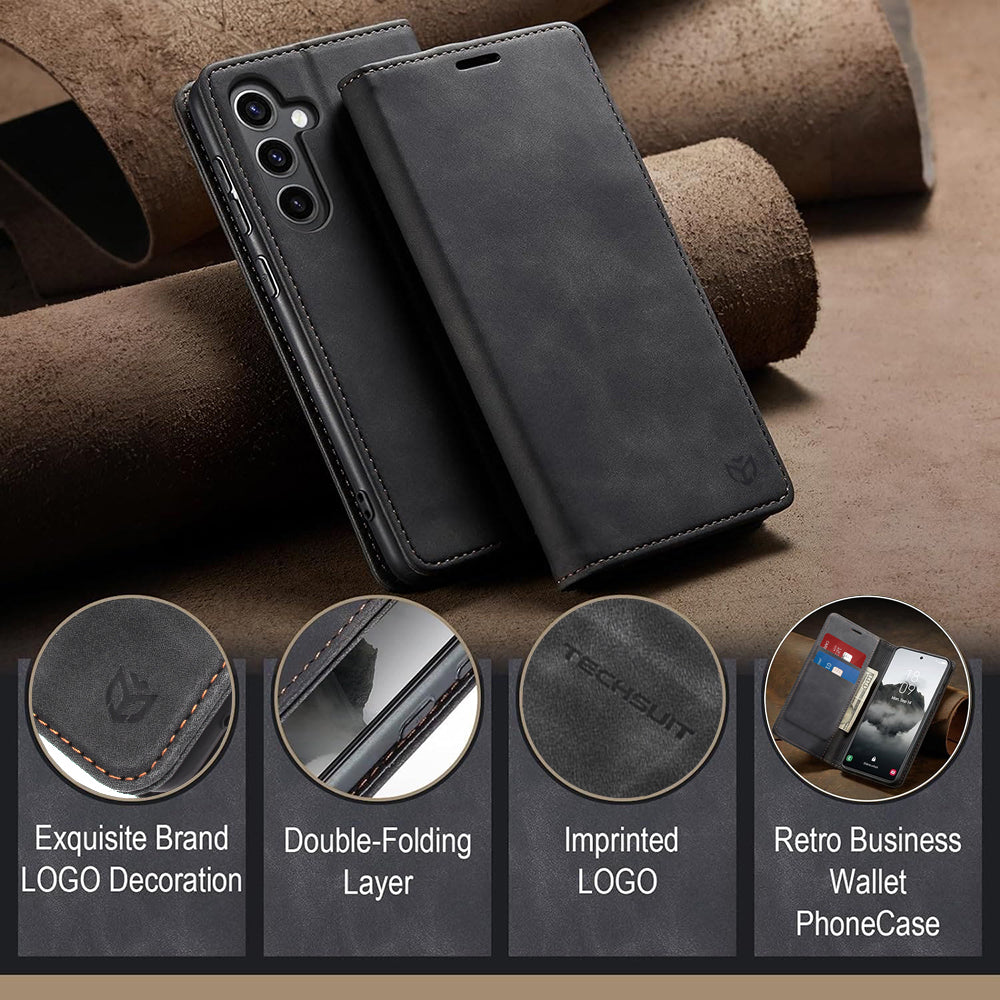 Калъф за Oppo Reno16 F / Reno16 FS, Techsuit, Confy, Черен