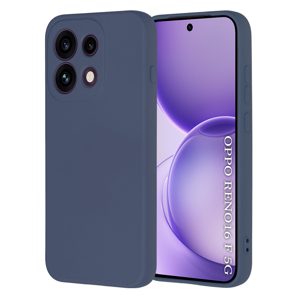 Калъф за Oppo Reno16 F / Reno16 FS, Techsuit, SoftFlex, Тъмносин
