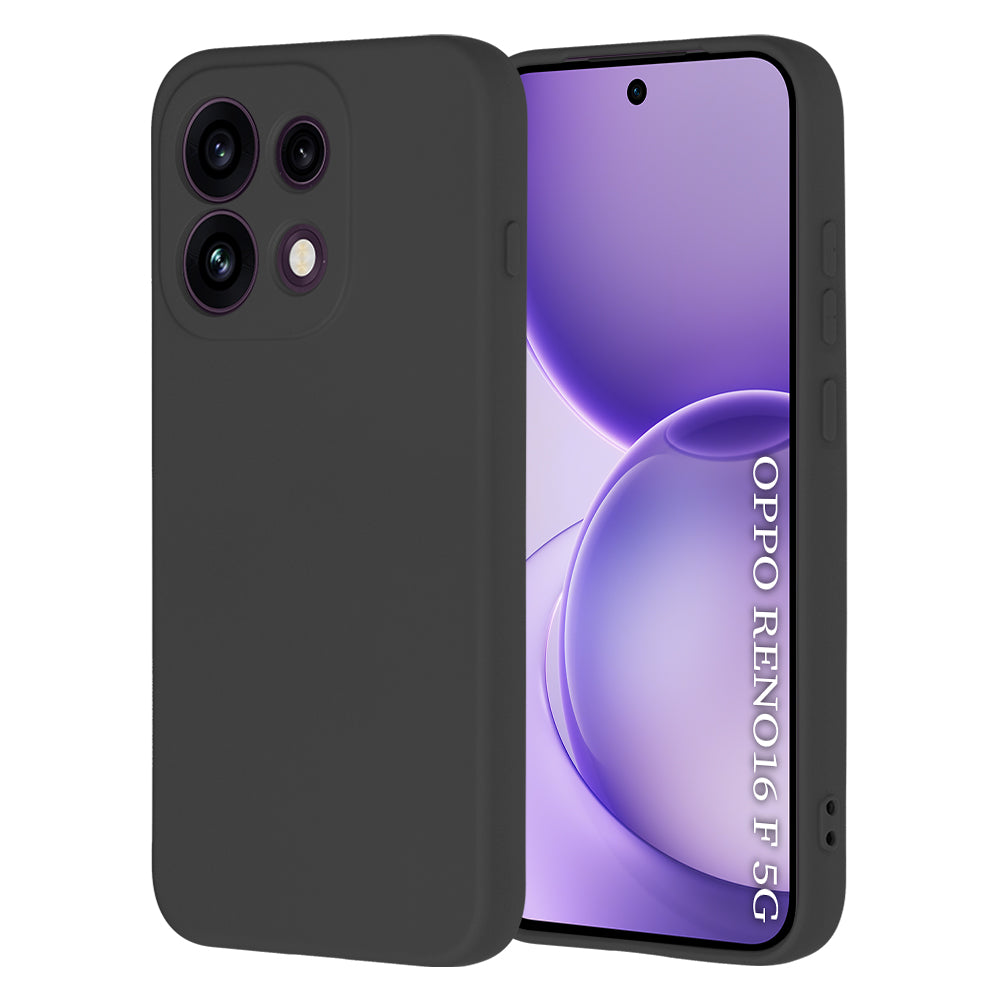 Калъф за Oppo Reno16 F / Reno16 FS, Techsuit, SoftFlex, Черен