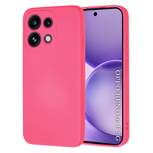 Калъф за Oppo Reno16 F / Reno16 FS, Techsuit, SoftFlex, Тъмнорозов
