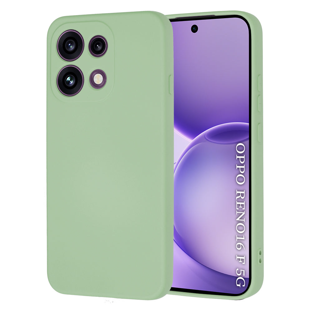 Case for Oppo Reno16 F / Reno16 FS, Techsuit, SoftFlex, Light Green