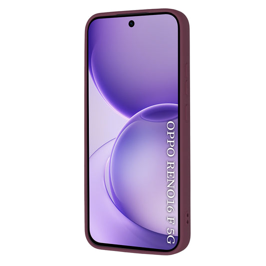 Калъф за Oppo Reno16 F / Reno16 FS, Techsuit, SoftFlex, Бордо