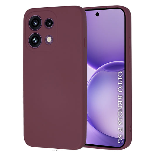 Калъф за Oppo Reno16 F / Reno16 FS, Techsuit, SoftFlex, Бордо