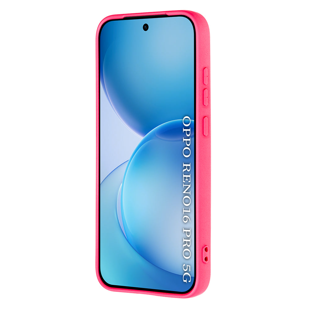 Калъф за Oppo Reno16 Pro, Techsuit, SoftFlex, Тъмно розов