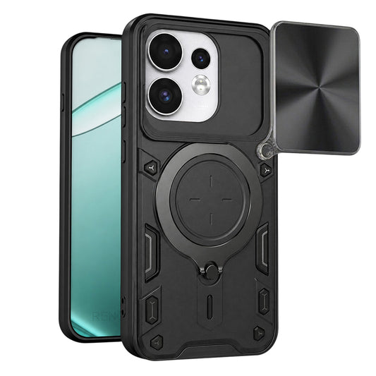 Калъф за Oppo Reno16 / Reno16 Pro, Techsuit, CamGuard Pro, Черен