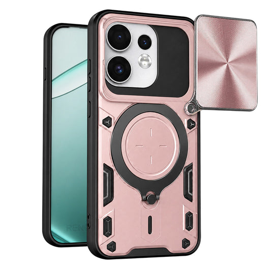 Калъф за Oppo Reno16 / Reno16 Pro, Techsuit, CamGuard Pro, Розово злато