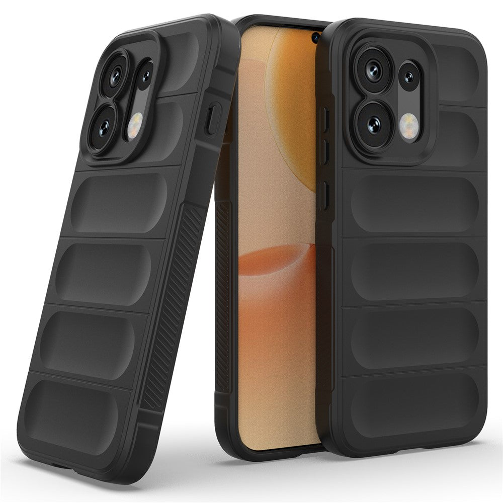 Калъф за Oppo Reno16 / Reno16 Pro, Techsuit, Magic Shield, Черен