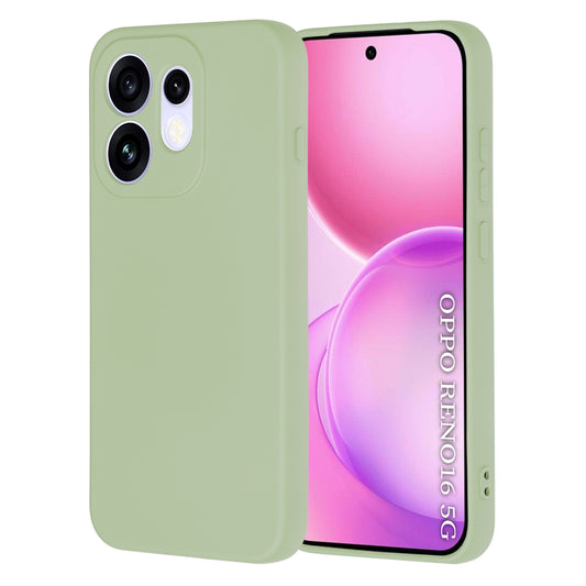Калъф за Oppo Reno16, Techsuit, SoftFlex, Светлозелен