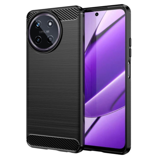 Калъф за Realme 11 4G, Techsuit, Карбон, Черен