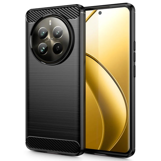 Калъф за Realme 12 Pro / 12 Pro+, Tech-Protect, Carbon, Black 