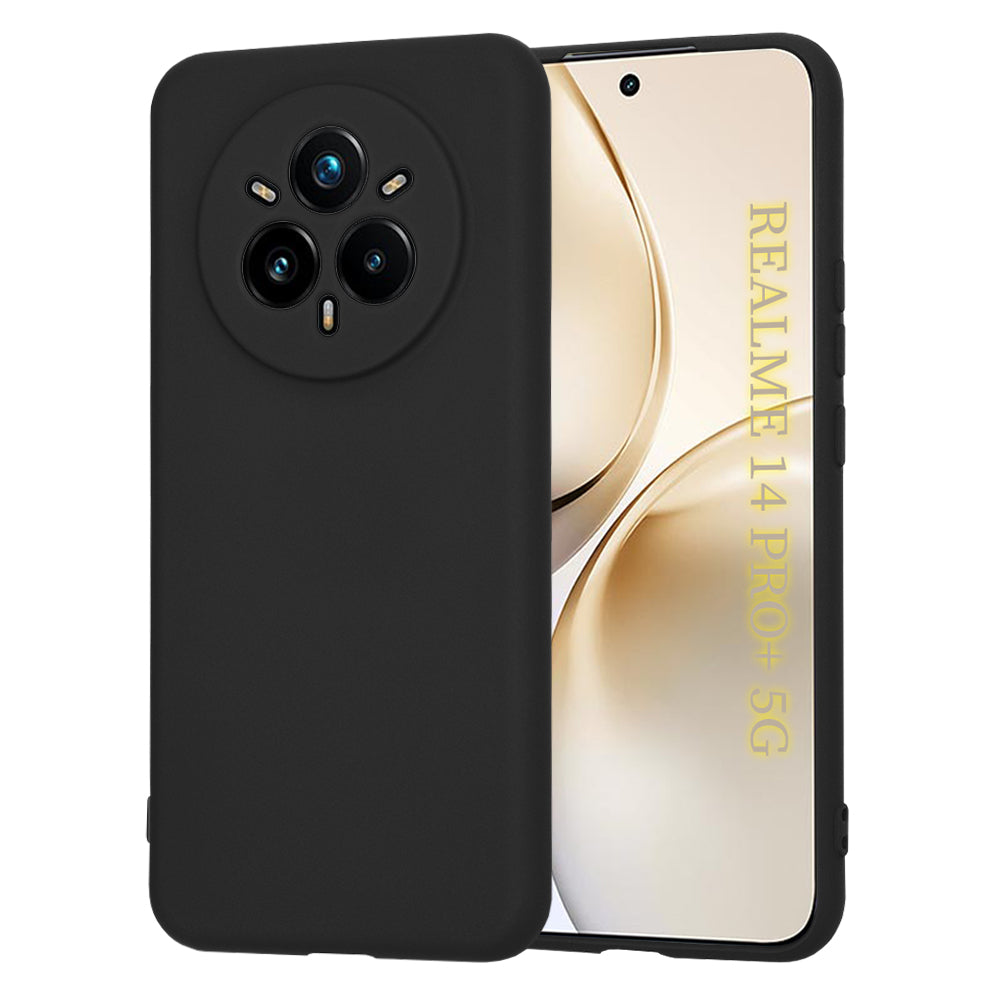 Калъф за Realme 14 Pro+, Techsuit, SoftFlex, Черен