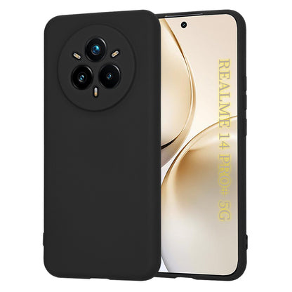 Калъф за Realme 14 Pro+, Techsuit, SoftFlex, Черен