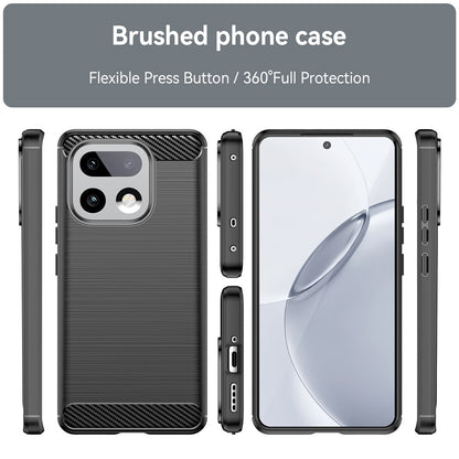 Калъф за Realme 16 Pro+, Techsuit, Карбон, Черен