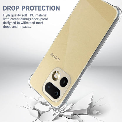 Калъф за Realme 16 Pro+, Techsuit, Shockproof Clear, Прозрачен