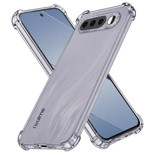 Калъф за Realme 16, Techsuit, противоударен прозрачен, опушен