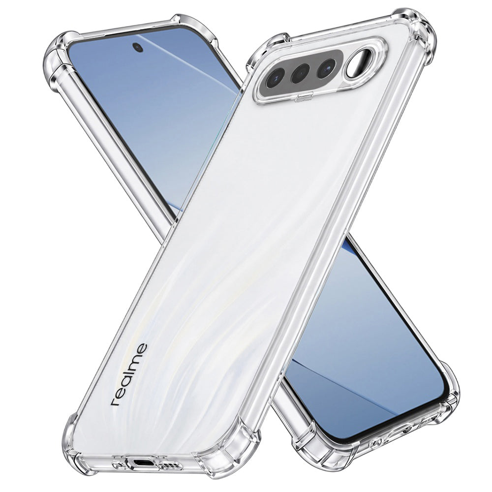 Калъф за Realme 16, Techsuit, противоударен прозрачен, прозрачен