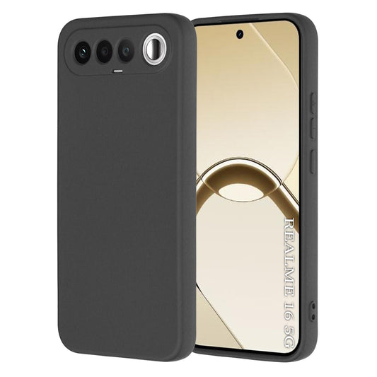 Калъф за Realme 16, Techsuit, SoftFlex, Черен