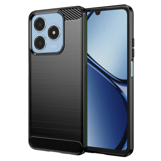 Case for Realme C63 / C61, Techsuit, Carbon, Black