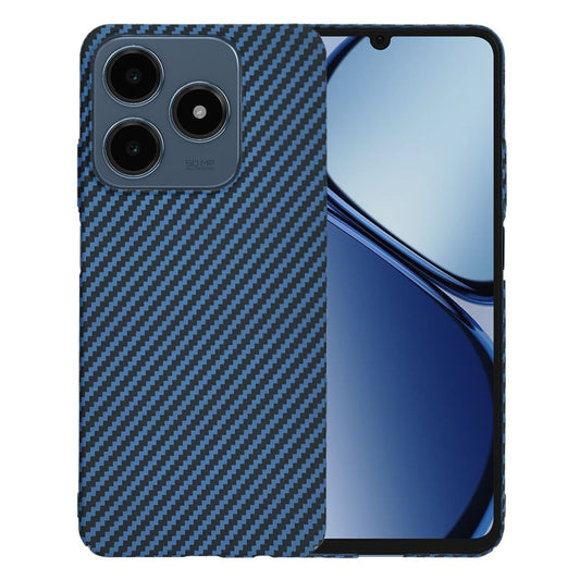 Case for Realme C63 / C61, Techsuit, Carbonite FiberShell, Turquoise