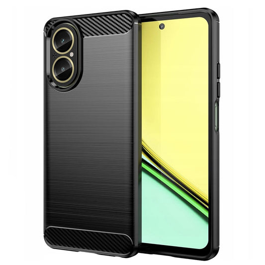 Калъф за Realme C67 4G, Techsuit, Карбон, Черен