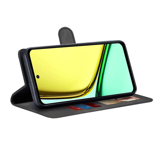 Калъф за Realme C67 4G, Techsuit, Diary Book, Черен
