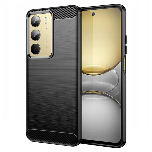 Калъф за Realme C75 5G / 14x, Techsuit, Карбон, Черен