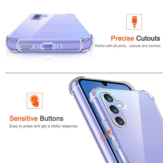 Калъф за Realme C75 5G, Techsuit, противоударен прозрачен, прозрачен