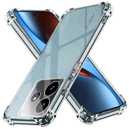 Калъф за Realme GT 7, Techsuit, противоударен прозрачен, прозрачен