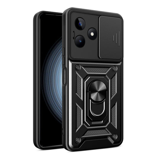 Калъф за Realme Note 50 / C51, Techsuit, CamShield, Черен