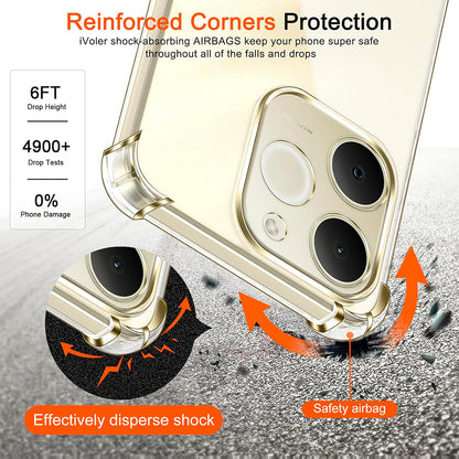 Калъф за Realme Note 70T, Techsuit, Shockproof Clear, Прозрачен