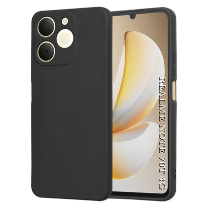 Калъф за Realme Note 70T, Techsuit, SoftFlex, Черен